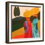 Friendly Encounter, 2006-Patricia Brintle-Framed Giclee Print