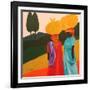 Friendly Encounter, 2006-Patricia Brintle-Framed Giclee Print