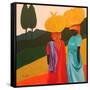 Friendly Encounter, 2006-Patricia Brintle-Framed Stretched Canvas