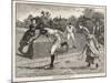 Friendly Game of Mixed Doubles-Everard Hopkins-Mounted Art Print