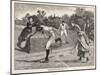 Friendly Game of Mixed Doubles-Everard Hopkins-Mounted Art Print