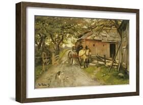 Friendly Gossips, 1889-Fritz Thaulow-Framed Giclee Print