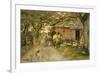 Friendly Gossips, 1889-Fritz Thaulow-Framed Premium Giclee Print