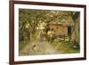 Friendly Gossips, 1889-Fritz Thaulow-Framed Premium Giclee Print