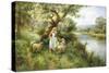 Friendly Greeting-Ernest Walbourn-Stretched Canvas