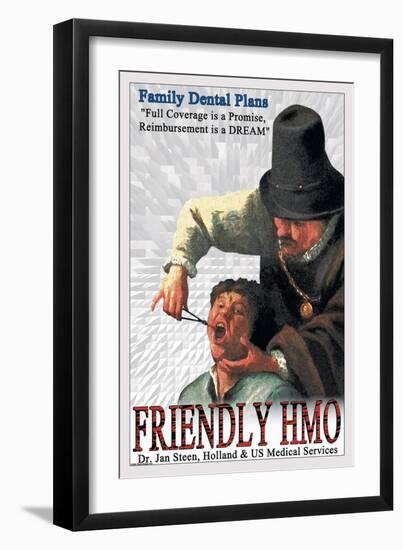 Friendly Hmo-null-Framed Art Print