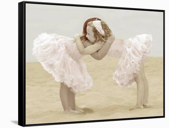 Friendly Hug-Betsy Cameron-Framed Stretched Canvas