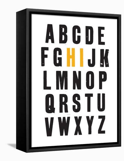 Friendly Letters-null-Framed Stretched Canvas