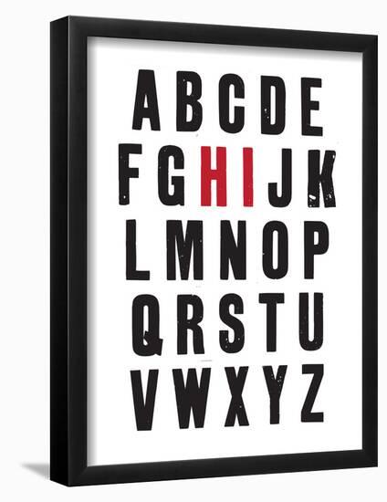 Friendly Letters-null-Framed Poster