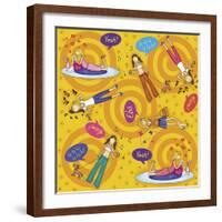 Friends 2-Maria Trad-Framed Giclee Print