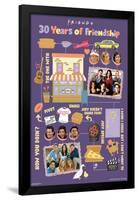 Friends 30th - 30 Years of Friendship-Trends International-Framed Poster