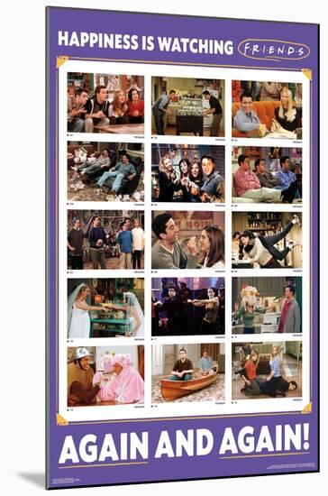 Friends 30th - Watching Again-Trends International-Mounted Poster