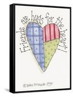 Friends are Hugs-Debbie McMaster-Framed Stretched Canvas