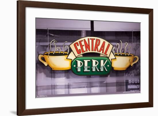 FRIENDS - CENTRAL PERK-null-Framed Poster