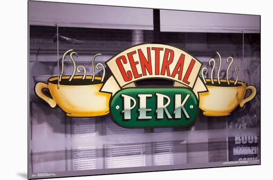 FRIENDS - CENTRAL PERK-null-Mounted Poster