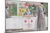 Friends from the Town: Dining Room Scene, Published in "Lasst Licht Hinin" (Let in More Light) 1909-Carl Larsson-Mounted Giclee Print