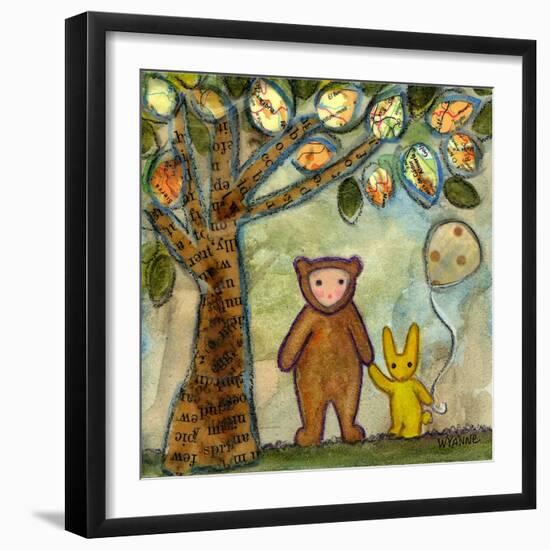 Friends Help Friends-Wyanne-Framed Giclee Print