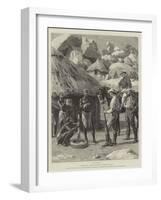 Friends! in Mashonaland, the Peaceful Results of British Occupation-Frank Dadd-Framed Giclee Print