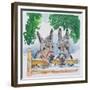 Friends in the Field, 1996-Diane Matthes-Framed Giclee Print