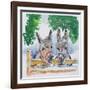 Friends in the Field, 1996-Diane Matthes-Framed Giclee Print