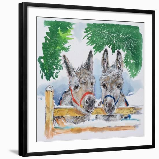 Friends in the Field, 1996-Diane Matthes-Framed Giclee Print