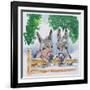 Friends in the Field, 1996-Diane Matthes-Framed Giclee Print