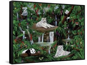 Friends in the Rainforest-Betty Lou-Framed Stretched Canvas