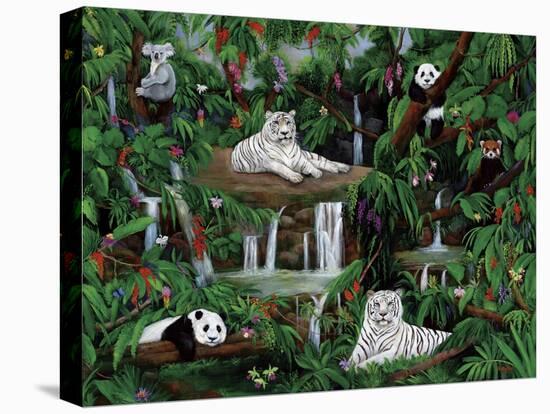 Friends in the Rainforest-Betty Lou-Stretched Canvas