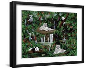 Friends in the Rainforest-Betty Lou-Framed Giclee Print