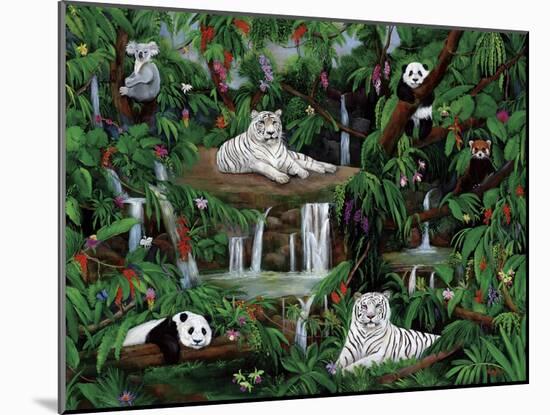 Friends in the Rainforest-Betty Lou-Mounted Giclee Print