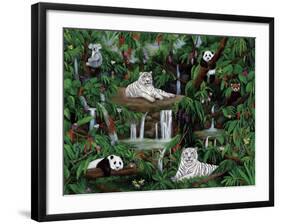 Friends in the Rainforest-Betty Lou-Framed Giclee Print