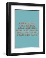 Friends Like Boobs-null-Framed Art Print