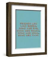 Friends Like Boobs-null-Framed Art Print