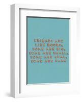 Friends Like Boobs-null-Framed Art Print