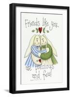 Friends Like You Bunnies-Debbie McMaster-Framed Giclee Print