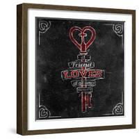 Friends Love I-SD Graphics Studio-Framed Art Print