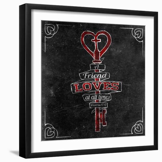 Friends Love I-SD Graphics Studio-Framed Art Print