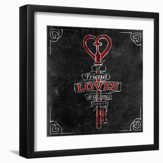 Friends Love I-SD Graphics Studio-Framed Art Print