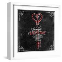 Friends Love I-SD Graphics Studio-Framed Art Print