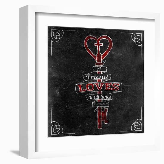 Friends Love I-SD Graphics Studio-Framed Art Print