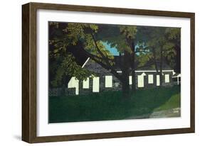 Friends Meeting House by Horace Pippin-Horace Pippin-Framed Giclee Print