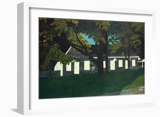 Friends Meeting House by Horace Pippin-Horace Pippin-Framed Giclee Print