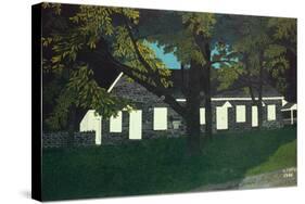 Friends Meeting House by Horace Pippin-Horace Pippin-Stretched Canvas