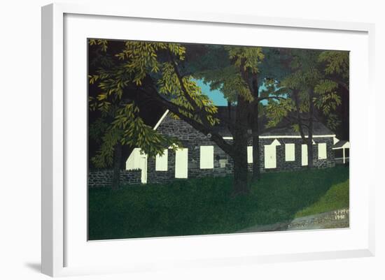 Friends Meeting House by Horace Pippin-Horace Pippin-Framed Giclee Print