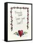 Friends Never Leave Your Heart-Debbie McMaster-Framed Stretched Canvas
