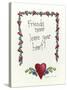 Friends Never Leave Your Heart-Debbie McMaster-Stretched Canvas