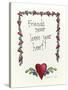 Friends Never Leave Your Heart-Debbie McMaster-Stretched Canvas