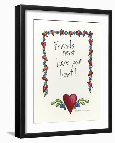 Friends Never Leave Your Heart-Debbie McMaster-Framed Giclee Print