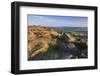 Friends on Curbar Edge with Boulders and a Millstone in Summer-Eleanor Scriven-Framed Photographic Print