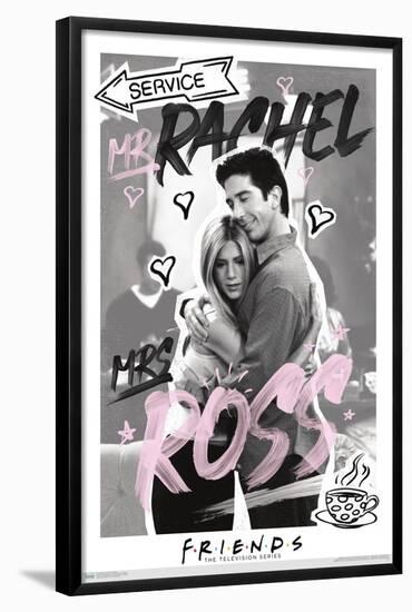 Friends - Ross and Rachel-Trends International-Framed Poster